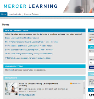 Mercer Learning - Online training