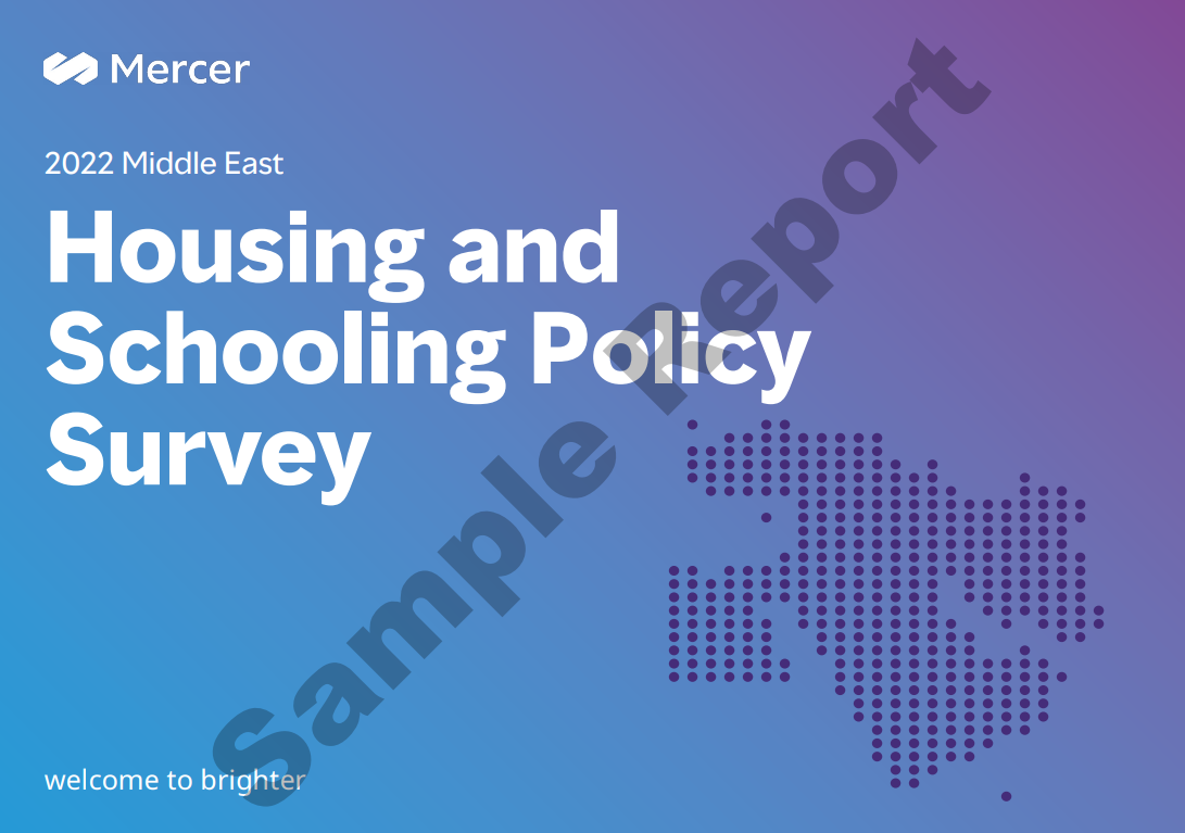 housing and schooling sample report